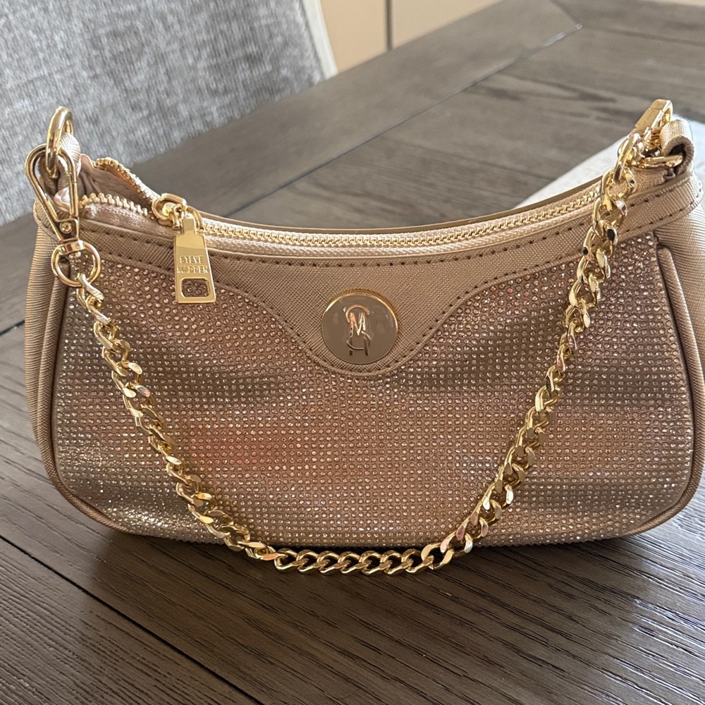 Steve Madden Gold Chain Clutch